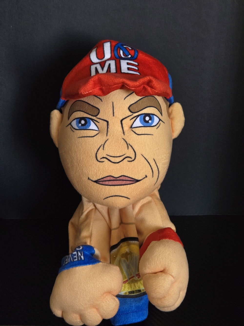 WWE Rumble Champ John Cena Fighting Puppet Rumbling Plush W/ Sound Effects Work